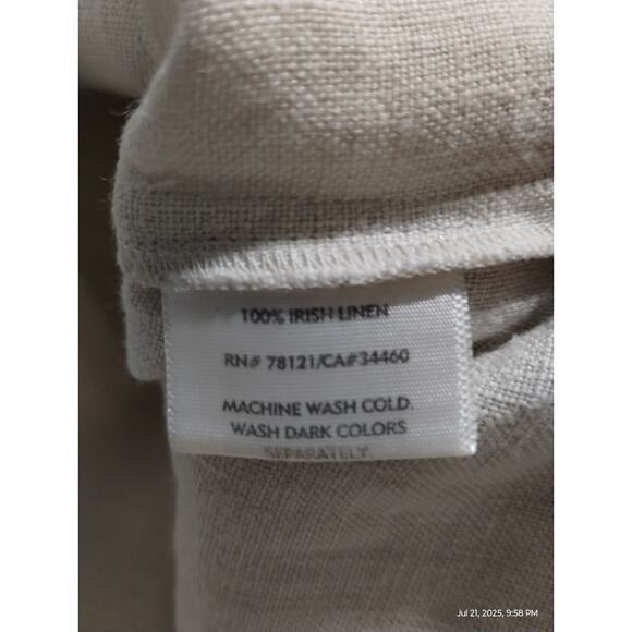 Eileen Fisher Irish Linen Womens size XL Full Zip Jacket Quiet Luxury Old Money - Picture 11 of 11